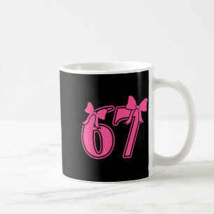 Caneca De Café Preppy Nk Coquete Laço Renda 67 Sessenta e Sete Me