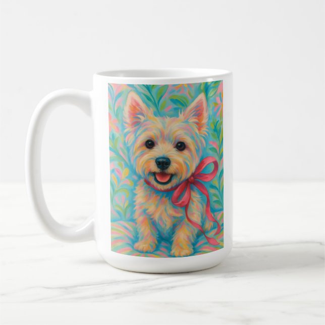 Caneca De Café Preppy Westie (Esquerda)