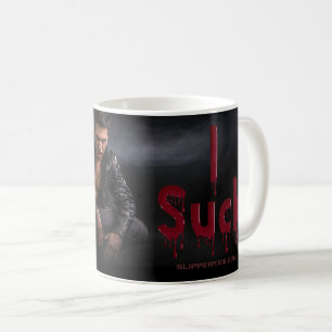 Caneca De Café Presas da figura vampírica pálida de Halloween do