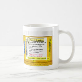 Caneca De Café Prescrição pela Felicidade