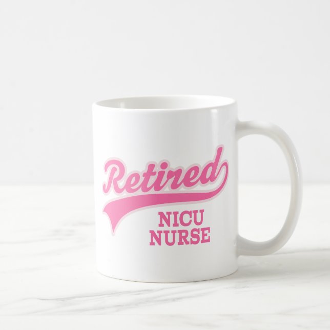 Caneca De Café Presente aposentado da enfermeira de Nicu (Direita)