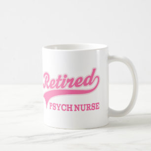 Caneca De Café Presente aposentado da enfermeira de Psych
