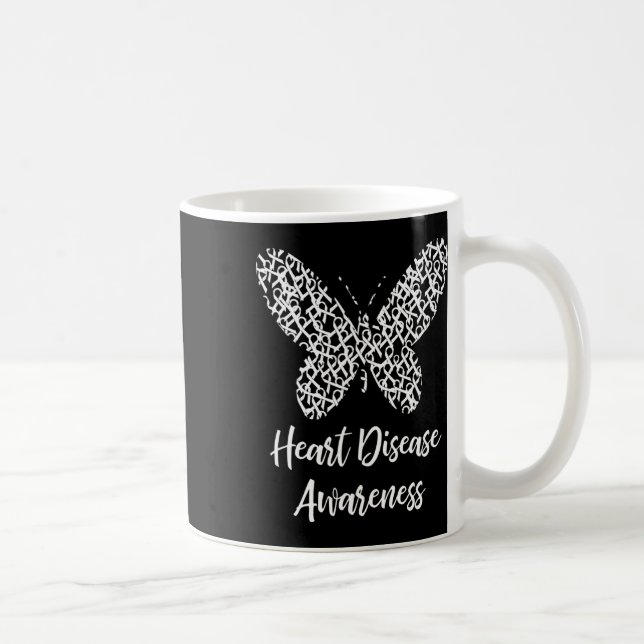 Caneca De Café Presente Borboleta de Conscientização sobre Doença (Direita)