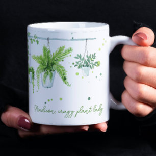 Caneca De Café Presente com Nome Botânico da Senhora das Plantas