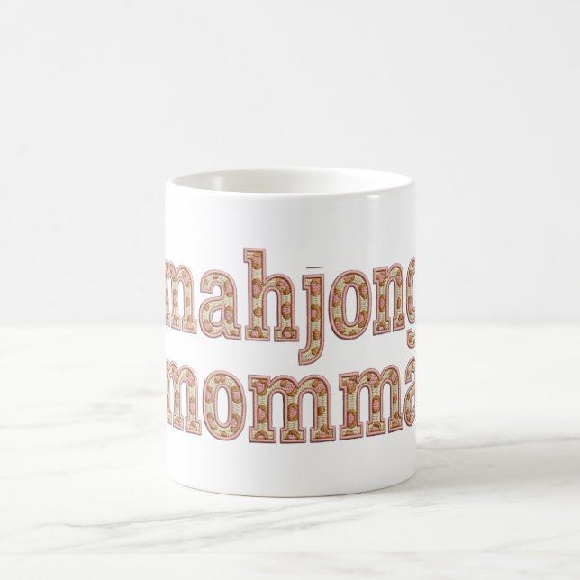 Caneca De Café Presente com Padrão Clássico de Veterana da Mamãe  (Centro)