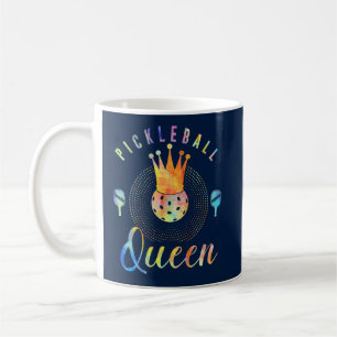 Caneca De Café Presente da Rainha do Pickleball para Garota que A