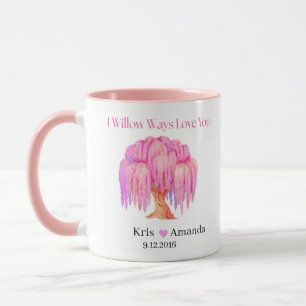 Caneca de café presente da Willow Tree de 10º aniv