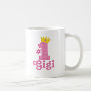 Caneca De Café Presente de #1 Gigi