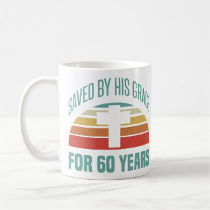 Caneca De Café Presente de 60º aniversário para cristãos