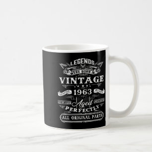 Caneca De Café Presente de 62º Aniversário Para Lenda Vintage Nas