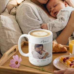 Caneca De Café Presente de Acrílico Moderno para o Primeiro Dia d