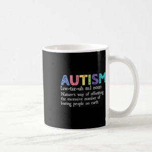 Caneca De Café Presente de Admissão de Consciência do Autismo Def