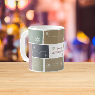 Caneca De Café Presente de Afirmação de Enfermeira Boho, Inspiraç