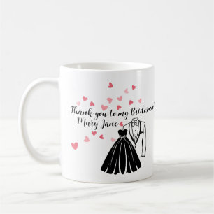 Caneca De Café Presente de agradecimento para Dama de Honra, Dama