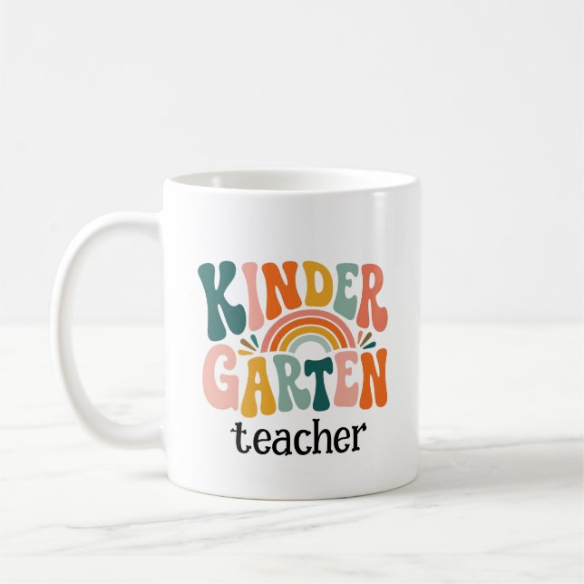 Caneca De Café Presente de Agradecimento para Professor de Jardim (Esquerda)