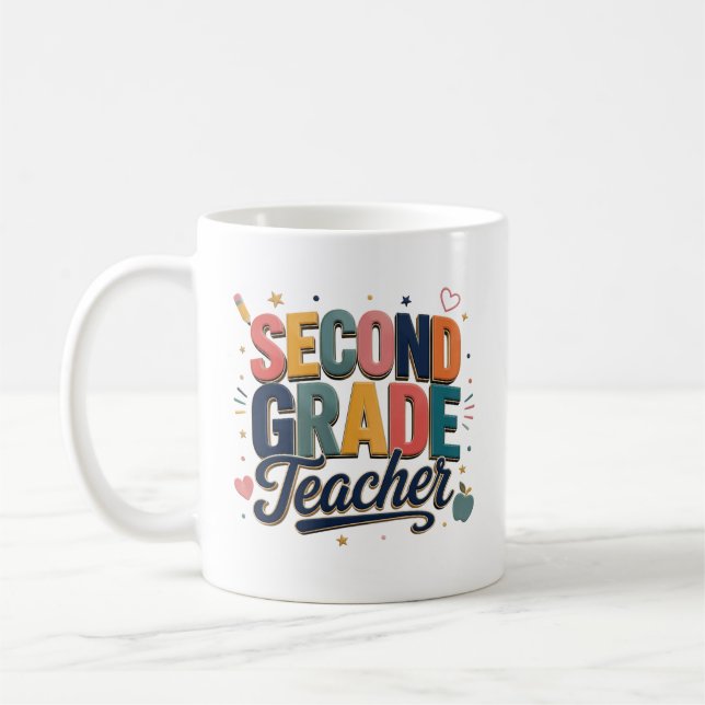 Caneca De Café Presente de Agradecimento para Professor do Segund (Esquerda)