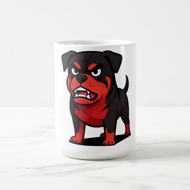 Caneca De Café Presente de amante de cachorro de desenho animado  (Centro)