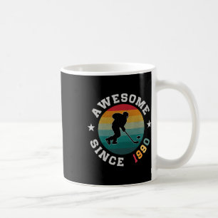 Caneca De Café Presente de Aniversário Amante de Hóquei 35 Anos I