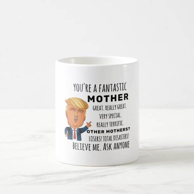 Caneca De Café Presente de aniversário da Mãe de Trumps (Centro)