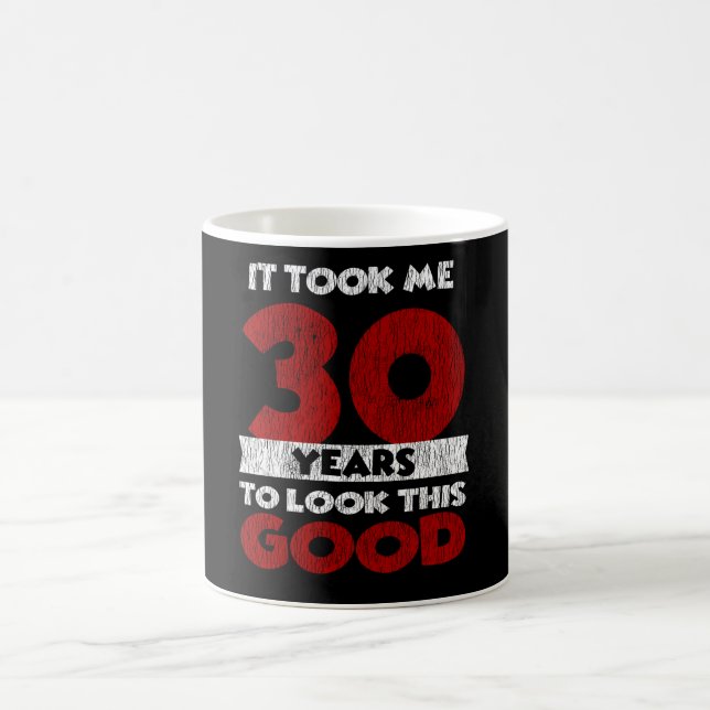 Caneca De Café Presente de Aniversário de 30 Anos Engraçado Vinta (Centro)