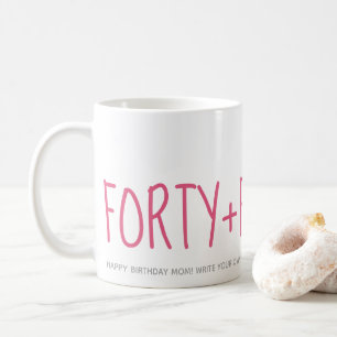 Caneca De Café Presente de aniversário de 40 anos com Fabuloso R