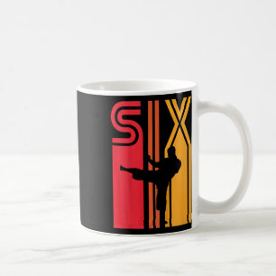 Caneca De Café Presente de Aniversário de 6 anos Karate Taekwondo