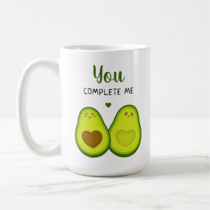 Caneca De Café Presente de Aniversário de Abacate de Amor Fofo pa