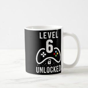 Caneca De Café Presente de aniversário do 6 de jogos de vídeo des