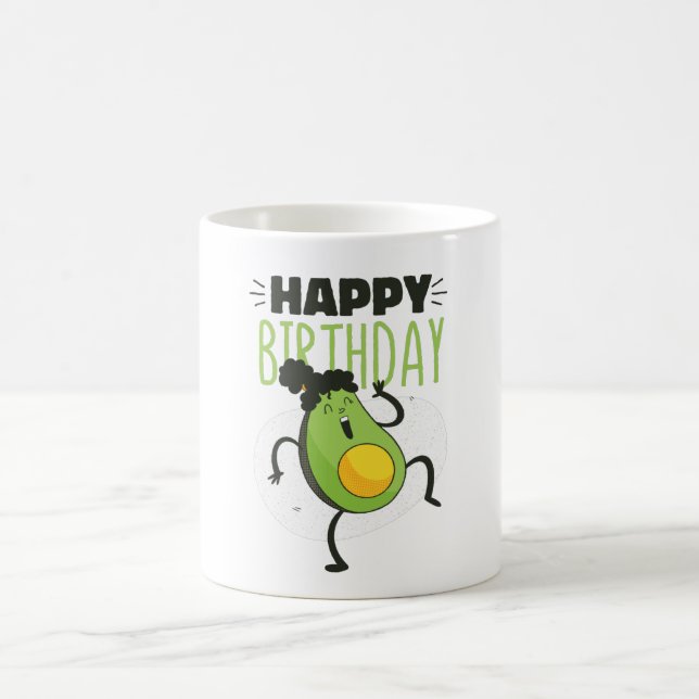 Caneca De Café presente de aniversário do Avocado (Centro)