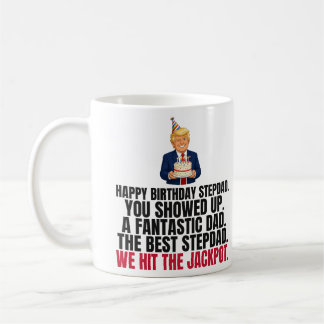 Caneca De Café Presente de aniversário engraçado do Trump para o