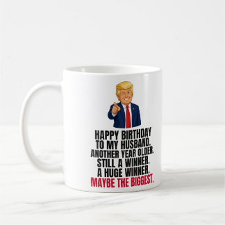 Caneca De Café Presente de aniversário engraçado do Trump para o