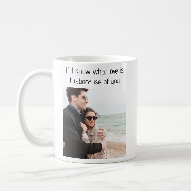 Caneca De Café Presente de Aniversário Moderno para Ele para Home (Esquerda)