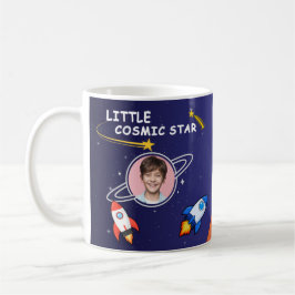 Caneca De Café Presente de Aniversário no Espaço Sideral Astronau