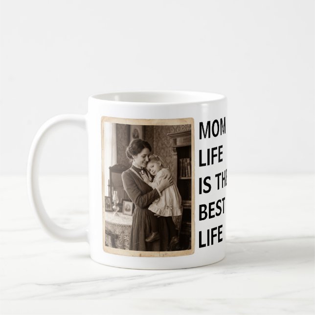 Caneca De Café Presente de Aniversário para a Mamãe, A Vida de Ma (Esquerda)