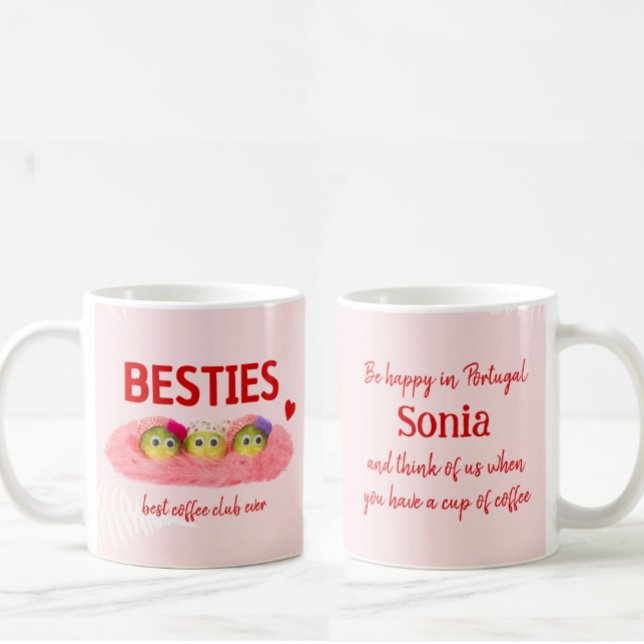 Caneca De Café Presente de Aniversário para Melhores Amigos Legum (Criador carregado)