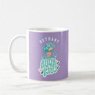 Caneca De Café Presente de Aniversário Retro Personalizado de Aqu