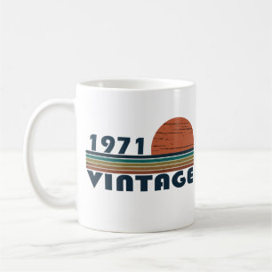 Caneca De Café Presente de aniversário vintage nascido em 1971