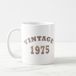 Caneca De Café Presente de aniversário vintage nascido em 1975