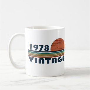 Caneca De Café Presente de aniversário vintage nascido em 1978