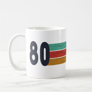 Caneca De Café Presente de aniversário vintage nascido em 1980