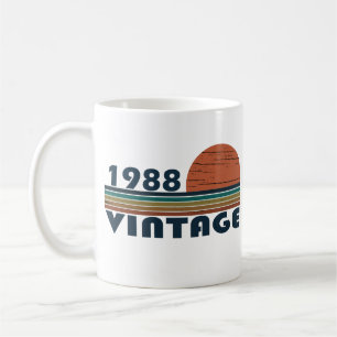 Caneca De Café Presente de aniversário vintage nascido em 1988