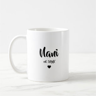 Caneca De Café Presente de Anúncio de Gravidez da Vovó Nani
