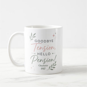 Caneca De Café Presente de Aposentadoria Engraçado Personalizado