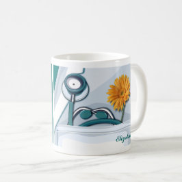 Caneca De Café Presente de Apreciação de Enfermeiro Stethoscope e
