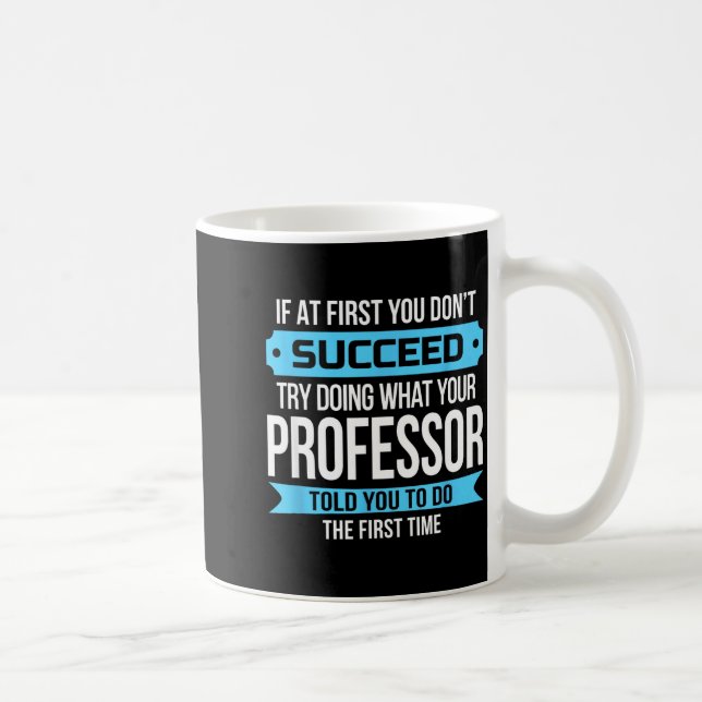 Caneca De Café Presente de Apreciação Engraçado para Professor (Direita)