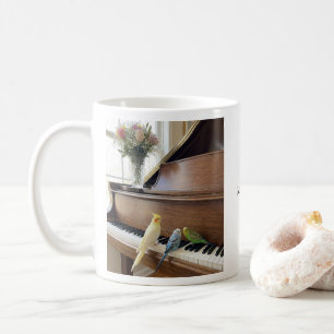 Caneca De Café Presente de Apreciação para Professor Amante de Mú
