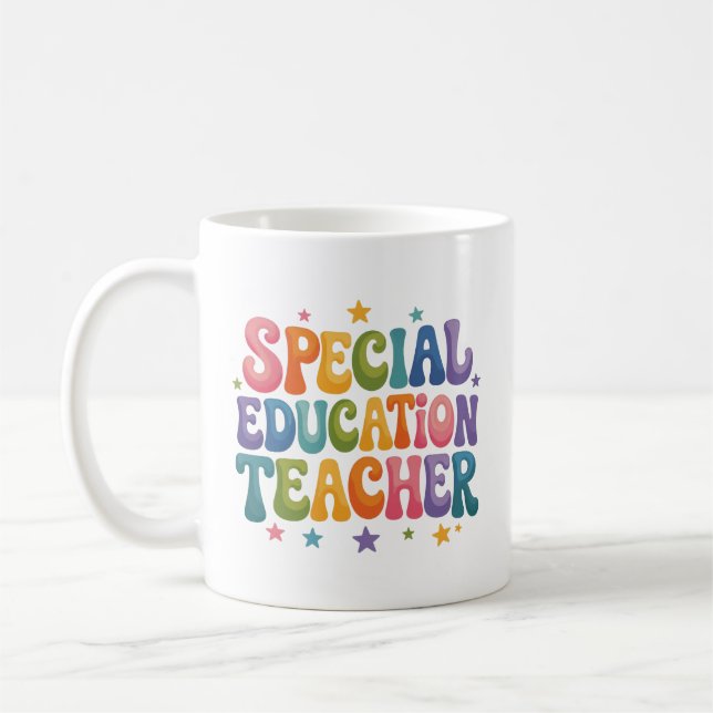 Caneca De Café Presente de Apreciação para Professor de Educação  (Esquerda)