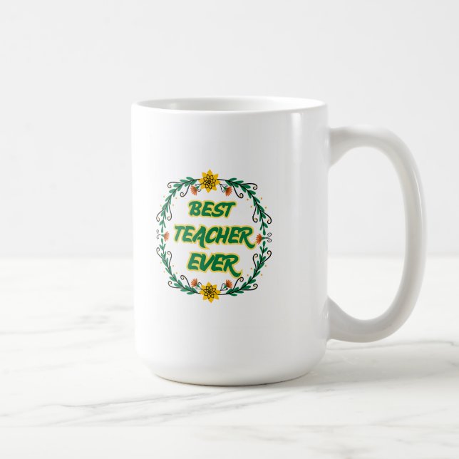 Caneca De Café Presente de Apreciação para Professores (Direita)