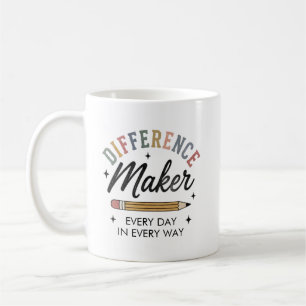Caneca De Café Presente de Apreciação para Professores que Fazem 