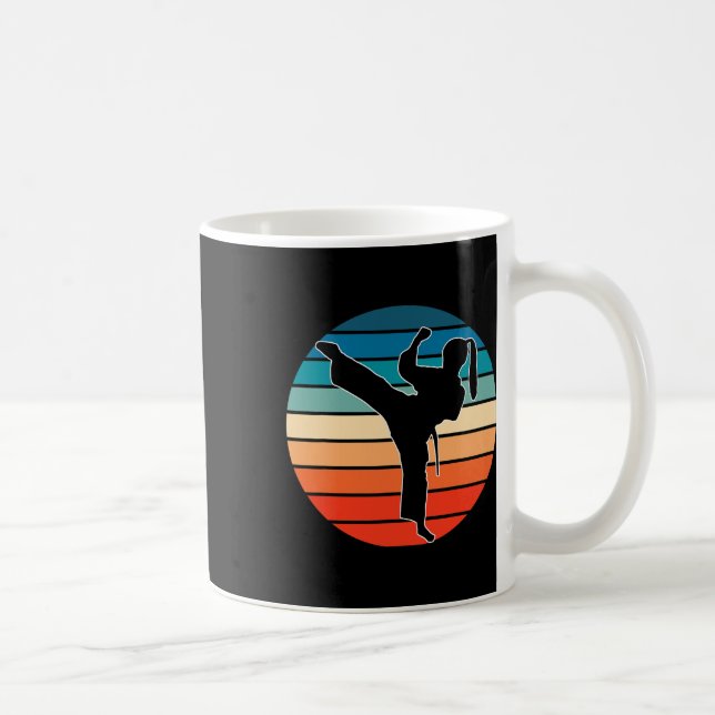 Caneca De Café Presente de Artes Marciais para Meninas - Design R (Direita)